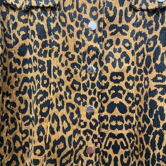 Leopard Print Jean Jacket - Picture 2 of 6